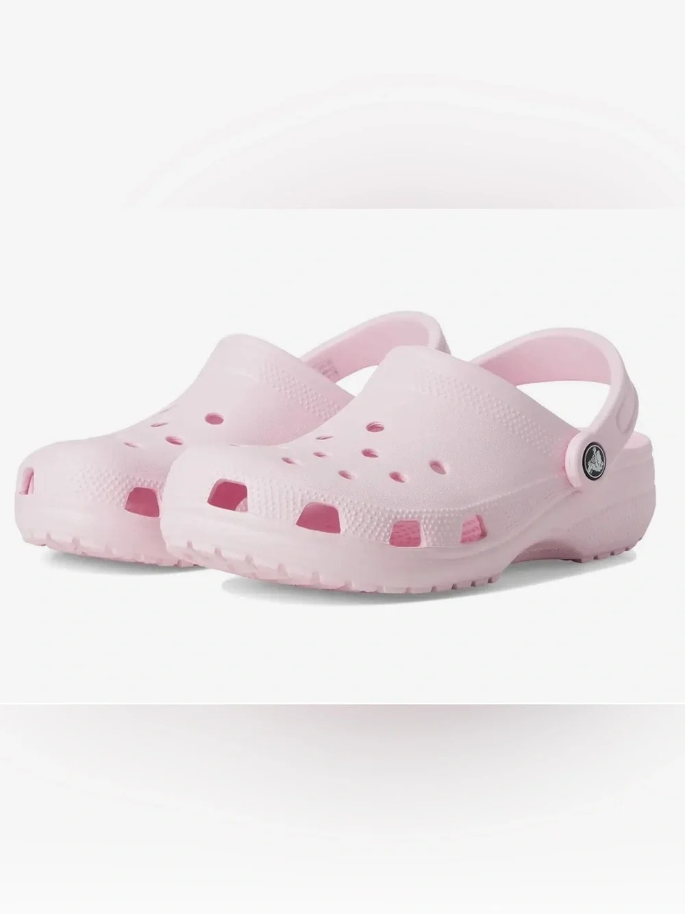 Pink crocs